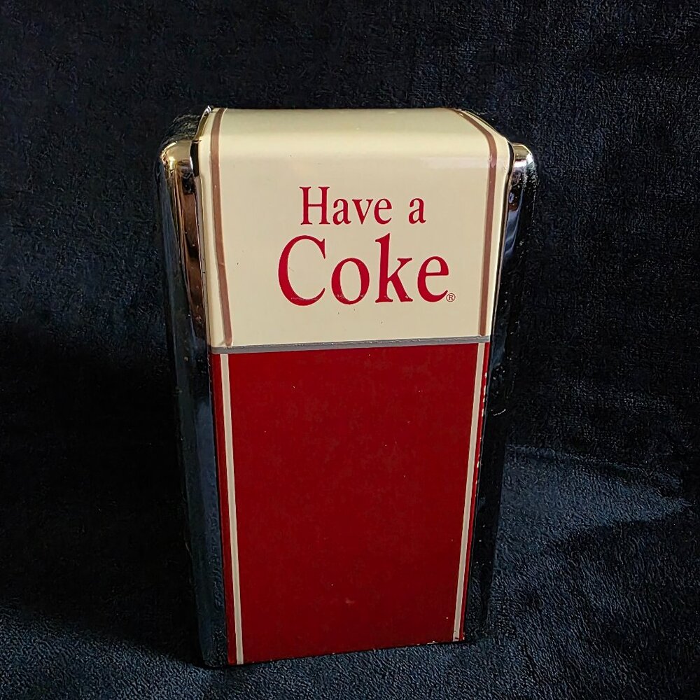 Coca-Cola 1992 Metal Napkin Holder